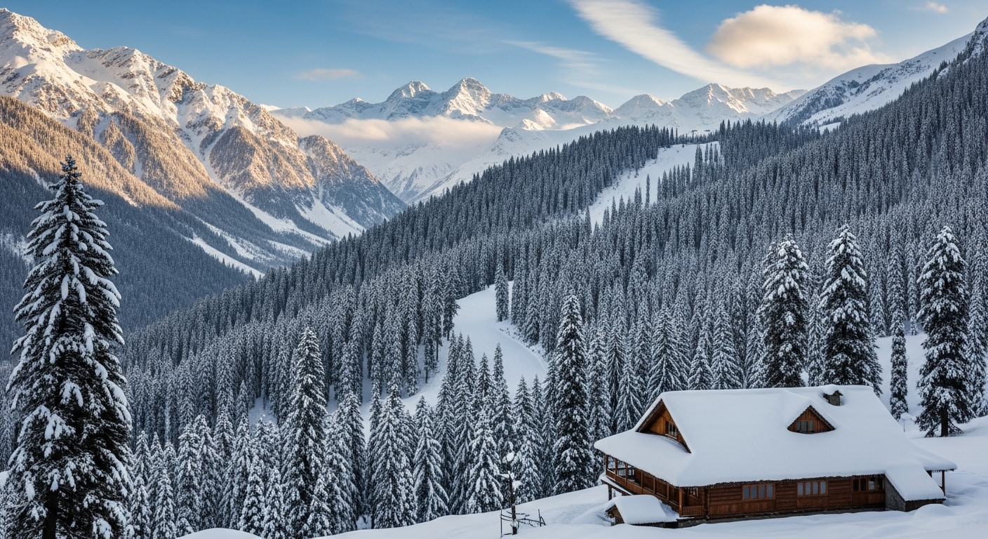 Winter Family Fun in Kashmir - View 1