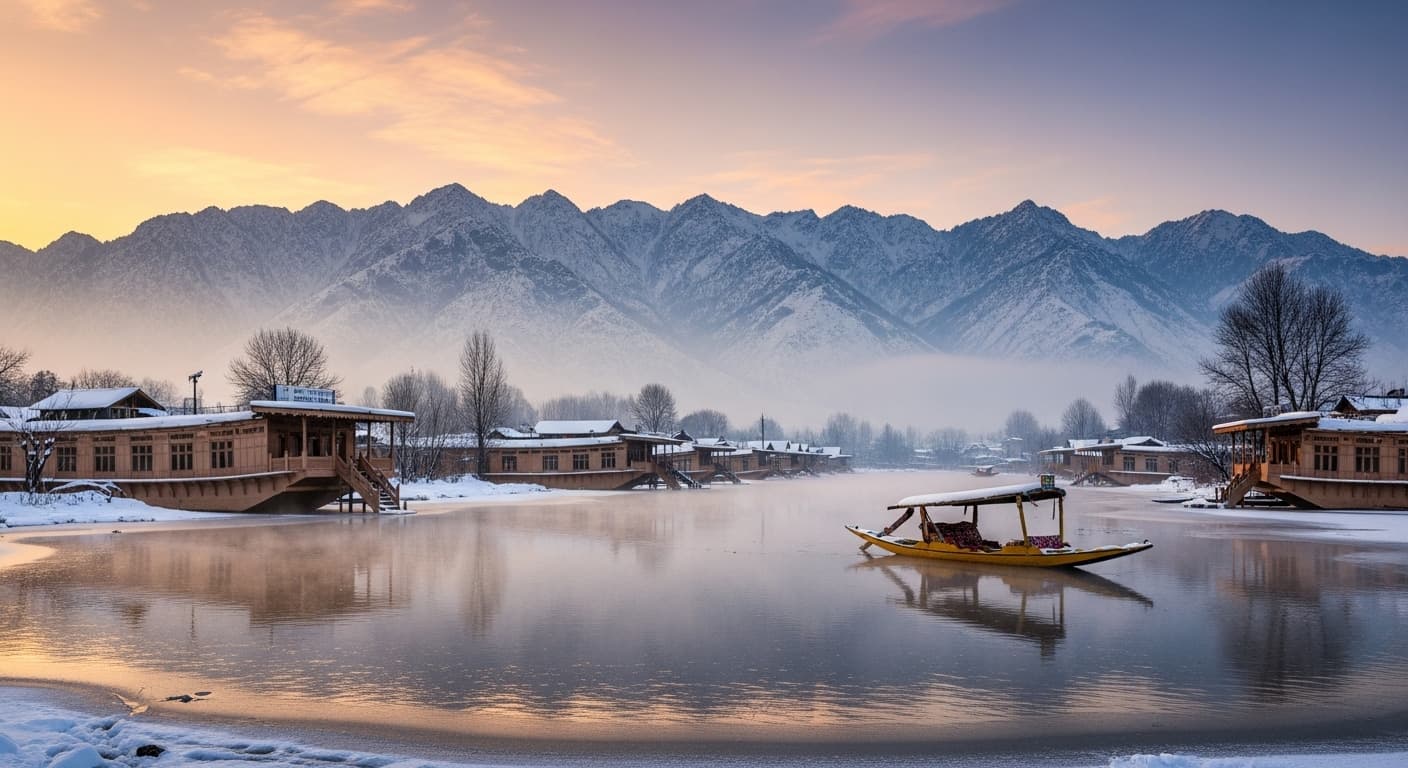 Frozen Glories of Srinagar & Pahalgam